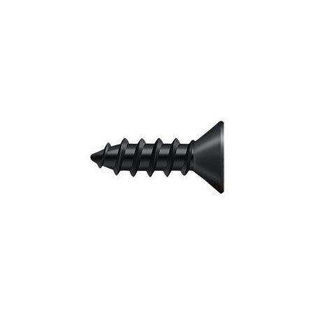 Deltana Wood Screw, Paint Black Steel SCWS1275U1B